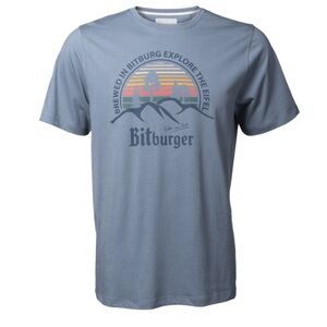NWT Rare Bitburger German Beer Bitte Ein Bit Polo Size Medium Made in Germany‎
